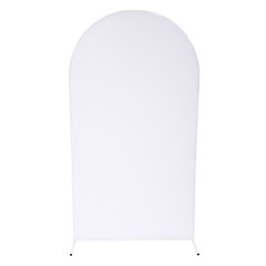 White Wedding Arch Backdrop Stand 1.2 × 0.5 × 2.2 m Balloon Frame Kit
