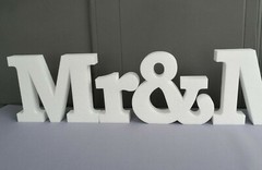 Lettering “Mr & Mrs” letters 30-50 cm proposal engagement wedding display