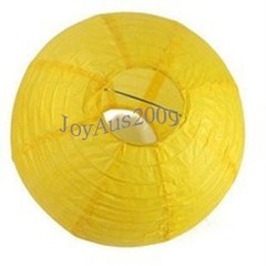 9x 30cm yellow paper lanterns engagement wedding birthday party home decoration