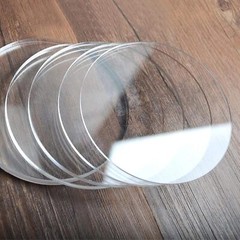 Blank Round Acrylic Sign Board Disc Wedding Clear White Black Frost Gold 2~90cm
