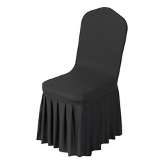 Uimoso 30PCS Black Stretch Spandex Chair Covers for Weddings,Parties, and Dining