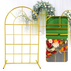 2m Wedding Arch Backdrop Stand Metal Rack Wedding Party Flower Props Decor Frame