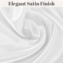 Pack Satin Table Runners 12 x 108 Inch, Heavy-Duty Polyester Table 4 White