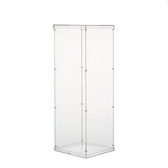 32-Inch Tall Clear Acrylic Display Box Centerpiece Pedestal Riser 32″,