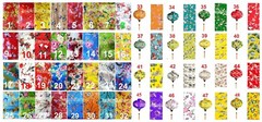 Set 50 pcs Vietnam Bamboo Silk Lanterns 22cm Mid-Autumn Festival Decorations