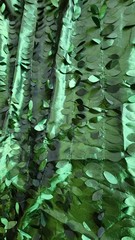 Round Green Leaf Drape Backdrop Enchanted Forest Fairy Wedding Event Deco 10 Ft