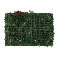 12 Pcs Artificial Flower Wall Panels Faux Hanging Floral Backdrop Decor 40*60cm