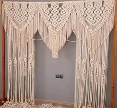 Handmade Macrame Wedding Backdrop | Large Boho Cotton Wedding Ceremony