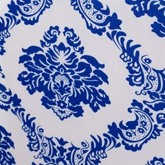 Royal Blue Damask Spandex Banquet CHAIR COVERS Wedding Supplies Event Home