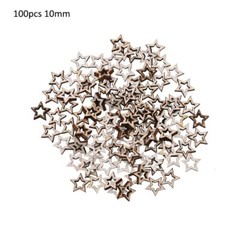 Wooden Mini Hearts/Stars/Round Wedding Table Spread Decor DIY Ornaments