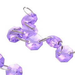 ›1m Acrylic Crystal Beads Strands Wedding Christmas Party Hanging Decor