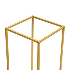 10Packs 23.6” Tall Gold Metal Flower Stand for Wedding Table Centerpieces Decor