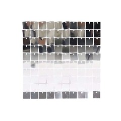 24 SILVER Square Sequin Shimmer Wall Photo Backdrop Panels Party Decorations