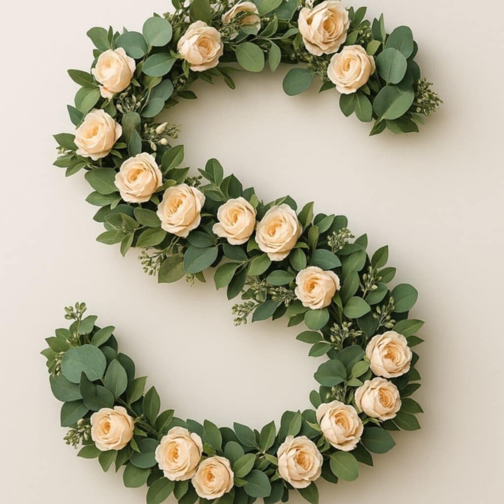 Artificial Eucalyptus Garland, 6 ft Faux Silk Eucalyptus Leaves Vines Handmade G