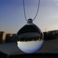 10pcs 30mm Transparent Crystal Smooth Ball 1Hole Crystal Hanging Wedding Pendant