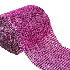 Multicolor Crystal Rhinestone Ribbon Tape Diamond Mesh Gift Decorations