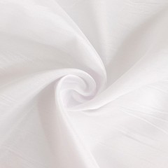 WHITE Crinkle Crushed Taffeta Banquet CHAIR COVER Party Wedding Events Decor