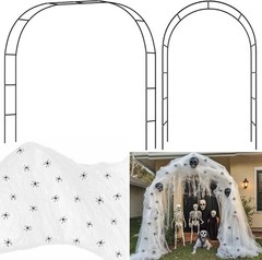 Halloween Horror Outdoor Decorations Assembly Arch, Courtyard black, white