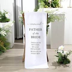 Father Wedding Memorial Reserved Chair Sign in Loving Memory of Parents Celeb…