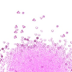 18000-Pack Fake Diamonds Crystal, 4.5mm Mini Clear Acrylic Gems [Rose Red]