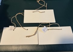 New Rectangular Ceramic Hanging Tiles 10.12 x 4.96 x 0.43 Crafts Weddings