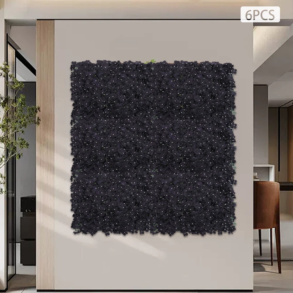 6PCS Artificial Flower Wall Panels for Wedding Garden Decor Backdrop 60*40cm