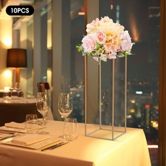 10Pcs 31.5 in Tall Metal Flower Stand Display Pedestal Party Wedding Home Decor