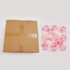 42*42cm Artificial Flower Wall Panel, Artificial Flower Backdrop Wall Decor