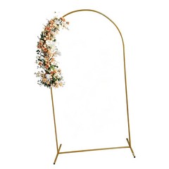 Metal Arch Kit Gold Iron Arch Support for Parties Holidays Weddings
