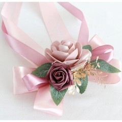2 Packs Decorative Flowers for Wedding Car Mirror,14 Inch Wedding Car Door Ha…
