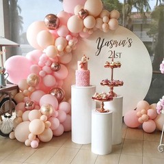 3Pcs 5Pcs Spliced Cylinder Pedestal Stands Column Tables Display Plinth Pillars