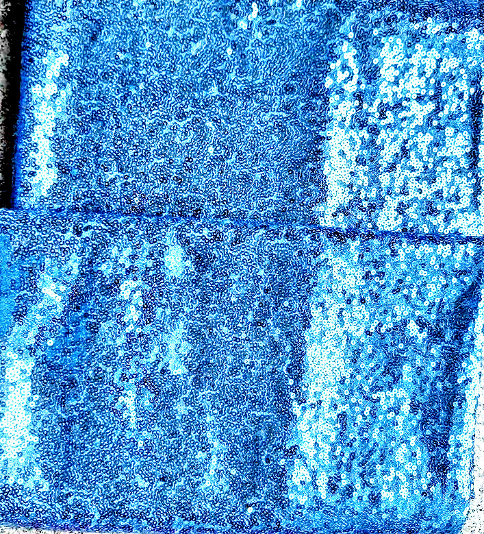 Baby Blue Sequin Backdrop 2 Panels 2FTx8FT Photo Backdrop Curtains Glitter