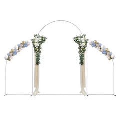 3 Pcs Stand Metal Shelf Wedding Balloon Backdrop Rack Venue Decor Frame Outdoor