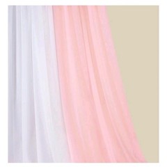 PakiInno Wedding Chair Sashes Covers 8FT White and Blush Aisle Decoration 50pcs