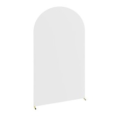 Round Top Double Sided Arch Backdrop Cover For Decorating Birthday Party Wedding