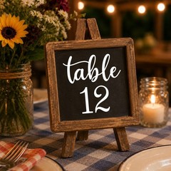 Wedding Table Numbers V4 Vinyl Decals Reception Seating Family Reunion Party