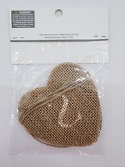 Cards Party Banner Burlap Hearts Adjustable Spacing 60 in (5ft) Rustic Party