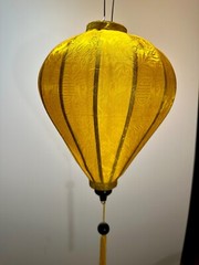 20” AUTHENTIC VIETNAMESE SILK LANTERN — Garlic Umbrella