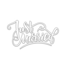 Just Married Vinyl Decal Stickers for Cars for Wall Decor Room Windows Doors …