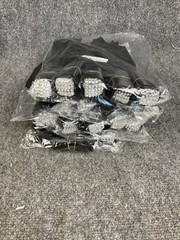 Lot of 25 Black Reversible Satin Wedding Shower Party Bow Tie Chair Decor NEW!
