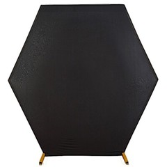8 feet Fitted Spandex Hexagon Backdrop STAND COVER Party Events Home Decorations