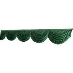 3/6M Long Tassel Faux Silk Swag Drape Panel Party Stage Event Background Decor