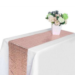 12″x108″ Glitter Dining Table Runner Sequin for Birthday Wedding Supplies Decor