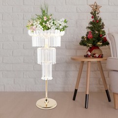 4-Tier Flower Stand With 2*LED For Wedding/Parties/Birthdays Decoration 110-220V