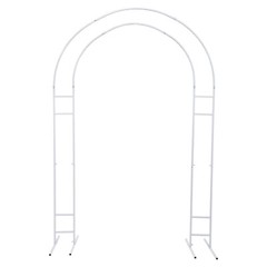 Wedding Arch with Double-Tube Design, Strong Steel Construction, Easy to