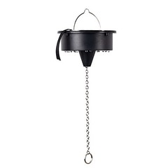 Black 18 LED Lights Rotating Heavy Duty Motor Hanging Mirror Disco Ball Party