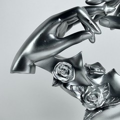Bond of Marriage With This Ring Silver – Wedding Gift Sculpture Anniversary