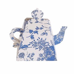 25 Mini Teapot 4″ Gift Boxes with Floral Print Party Events Home Decorations