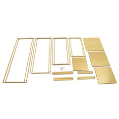 4PCS Metal Flower Rack Vase Stand Gold Flower Stand Column Wedding Party Decor