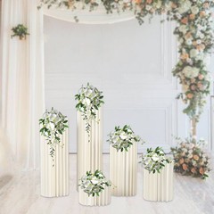 For Party Tables Decor 5pcs Wedding Centerpieces Cardboard Vases Flowers Stands